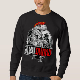 Mimisaurus Rex Dinosaur Mimi Saurus Family Sweatshirt