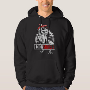 Mimisaurus T Rex Dinosaur Mimi Saurus Mother S Day Hoodie