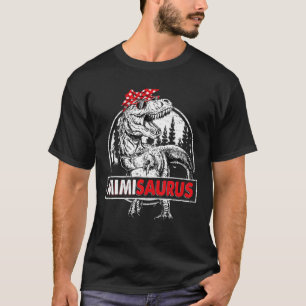 Mimisaurus T Rex Dinosaur Mimi Saurus Mother's Day T-Shirt