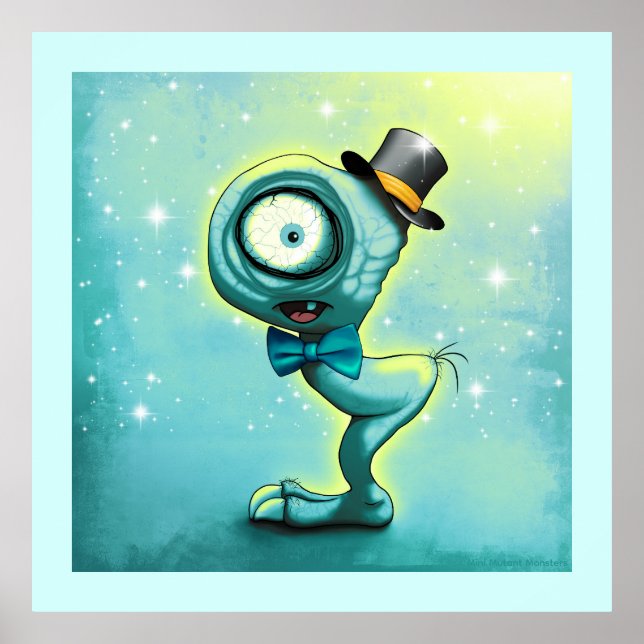 Mimo a Cute Mini Monster Poster (Front)