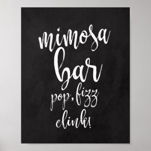 Mimosa Bar Chalkboard 8x10 Wedding Sign