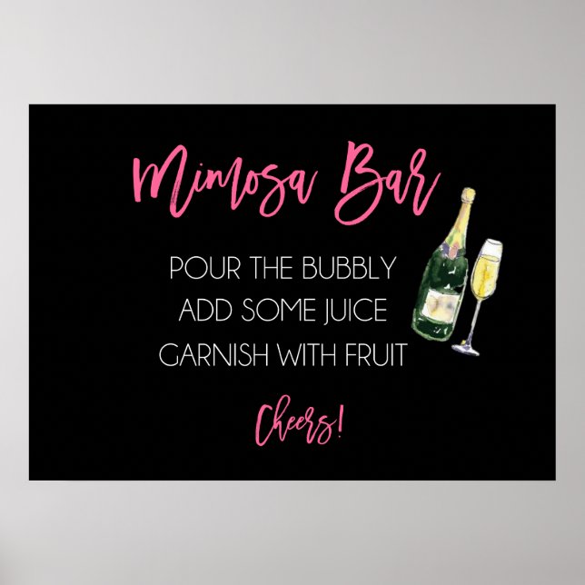 Mimosa Bar Sign (Front)