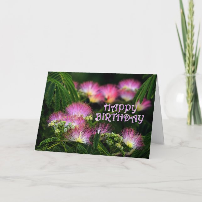 Mimosa Birthday Card (Front)