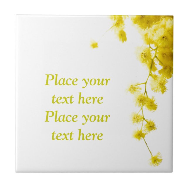 Mimosa Ceramic Tile (Front)