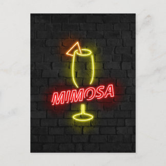 Mimosa Cocktail Postcard