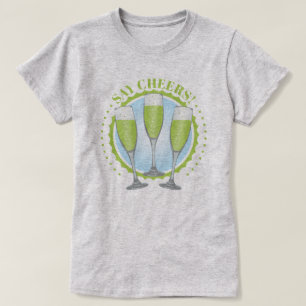 Mimosa Green Champagne Glasses T-Shirt