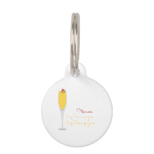 Mimosa Recipe Pet Tag