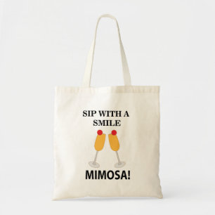 Mimosa Sip With A Smile Mimosa  Tote Bag