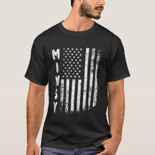 Mimsy America Flag Mother's Day 4th of July Women T-Shirt