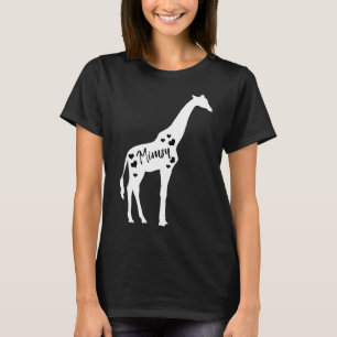 Mimsy Giraffe Grandparents Day Safari Zoo Grandmot T-Shirt