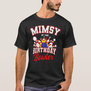Mimsy Of The Birthday Bowler Bday Bowling Party Ce T-Shirt