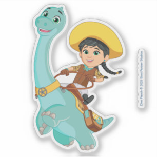 Min & Clover   Happy Cowgirl & Brontosaurus Ride
