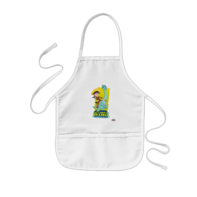 Min & Clover | Making a Dino Difference Kids Apron (Front)