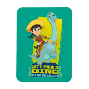 Min & Clover   Making a Dino Difference Magnet