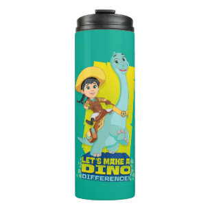 Min & Clover   Making a Dino Difference Thermal Tumbler