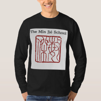 Min Jie School logo+Progression of Channels Long T-Shirt