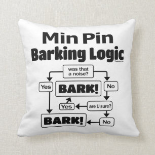 Min Pin Barking Logic Cushion