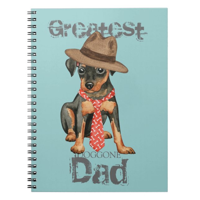 Min Pin Dad Notebook (Front)