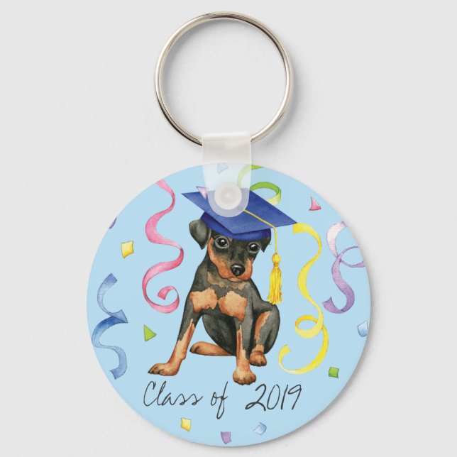 Min Pin Graduate Key Ring (Front)