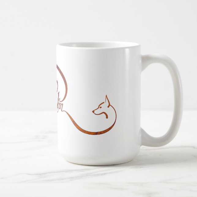 Min Pin in elegant script Coffee Mug (Right)