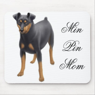 Min Pin Mum Mousepad