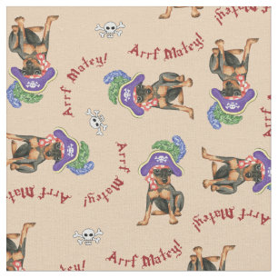 Min Pin Pirate Fabric