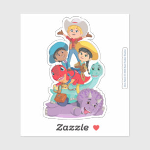 Min with Dino Ranch Friends