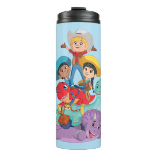 Min with Dino Ranch Friends Thermal Tumbler