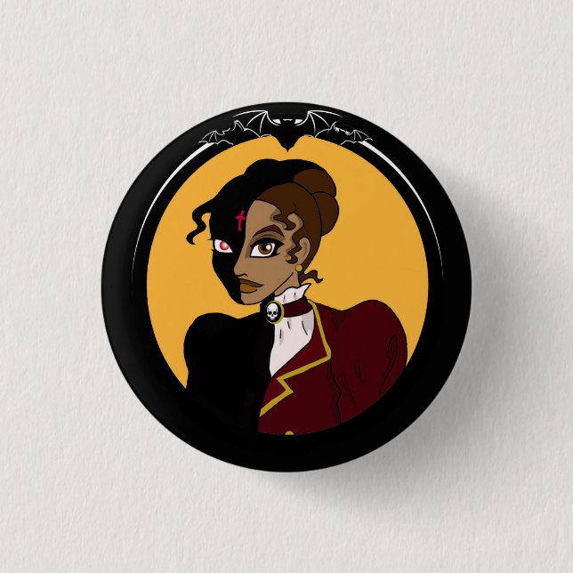 Mina Harker Colour Button (Front)