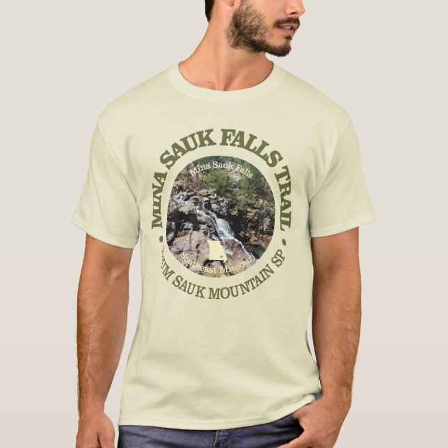 Mina Sauk Falls (rd) T-Shirt (Front)