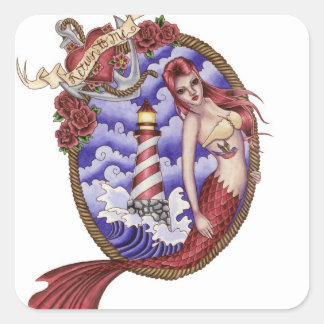 Mina - Tattoo Mermaid Sticker