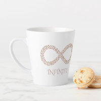 Minamalist Leaf Infinity Symbol Elegant