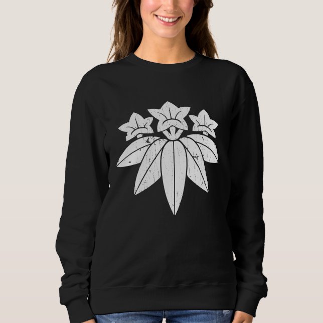 Minamoto clan   Japanese Samurai  源 Sweatshirt (Front)