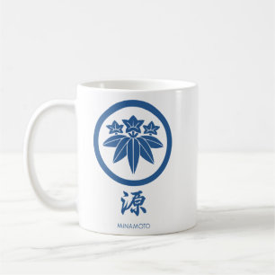 Minamoto Clan kamon with clan name Coffee Mug