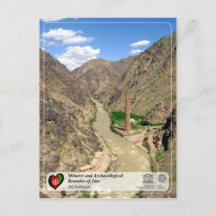 Minaret and Archaeological Remains of Jam Postcard