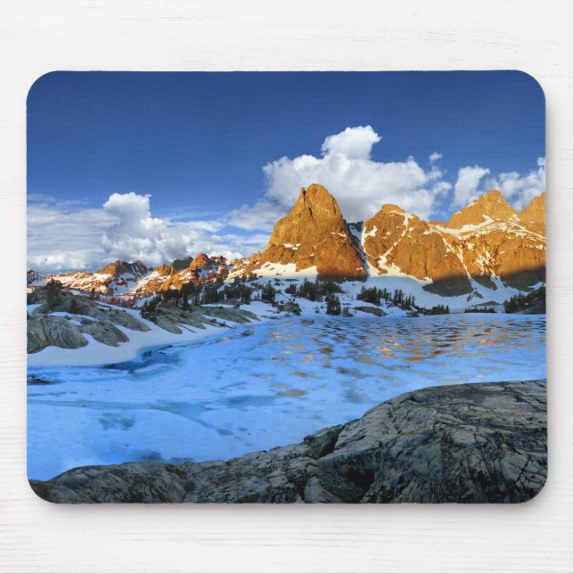Minaret Lake Sunrise 2 - Sierra Nevada Mouse Pad (Front)