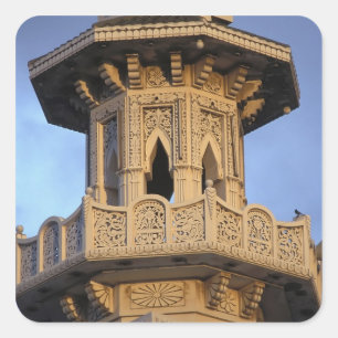 Minaret of the Al-Majarra Mosque, Sharjah, Square Sticker