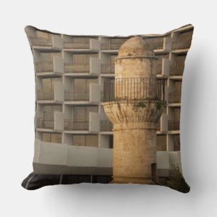 Minaret of the Jama al-Bahr waterfront mosque Cushion