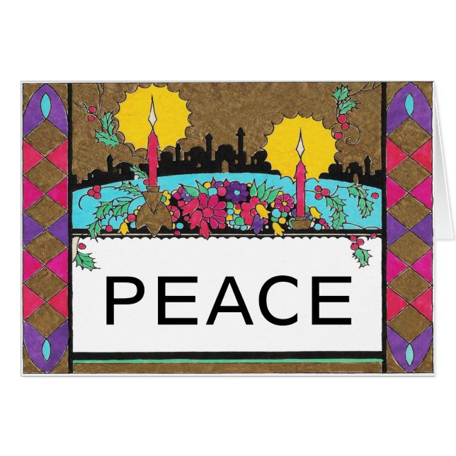 Minarets & Candles & Holly, Etc. (Front Horizontal)