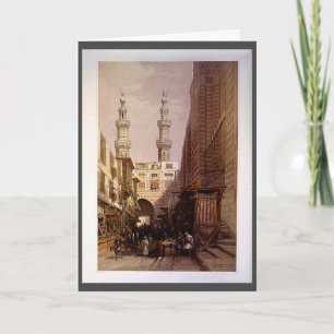 Minarets & Entrance of Metwaleys Roberts/Haghe Art Card