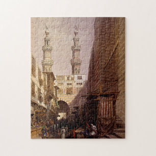 Minarets & Entrance of Metwaleys Roberts/Haghe Art Jigsaw Puzzle