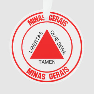Minas Gerais Round Emblem Ornament