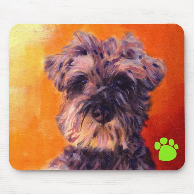 Minatureschnauzer Mouse Pad (Front)
