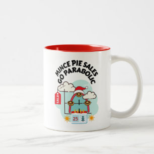 Mince Pie Sales Go Parabolic Two-Tone Coffee Mug