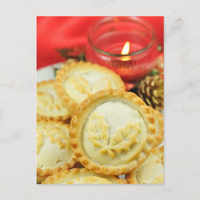 Mince pies for Christmas Holiday Postcard (Front)