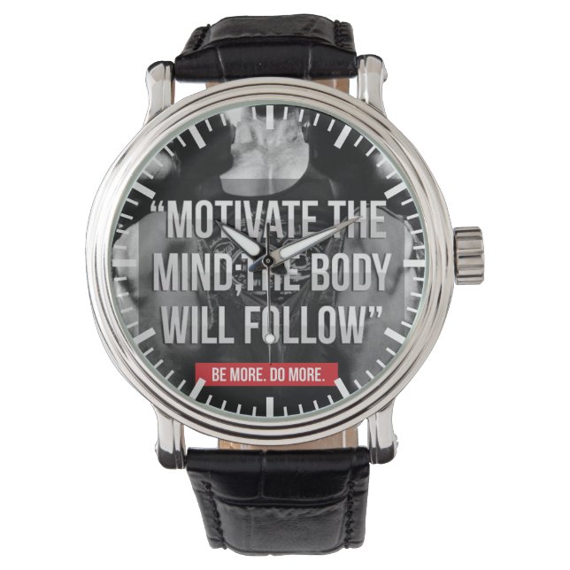 Mind and Body - Workout Motivational Watch (Front)