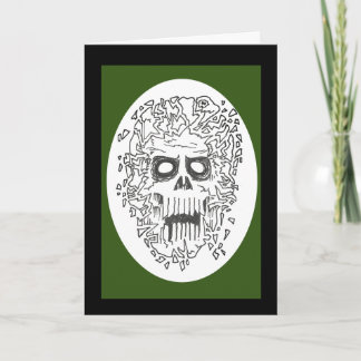 Mind-blowing Birthday Exploding Skull Card