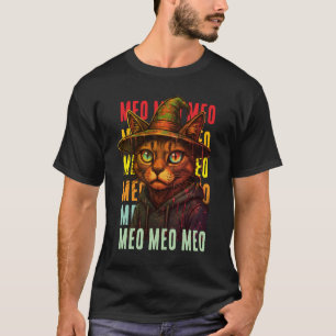 mind-blowing psychedelic witch cat masterpiece  T-Shirt