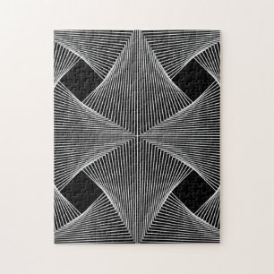 Mind-blowing vector optical illusion graphic jigsaw puzzle