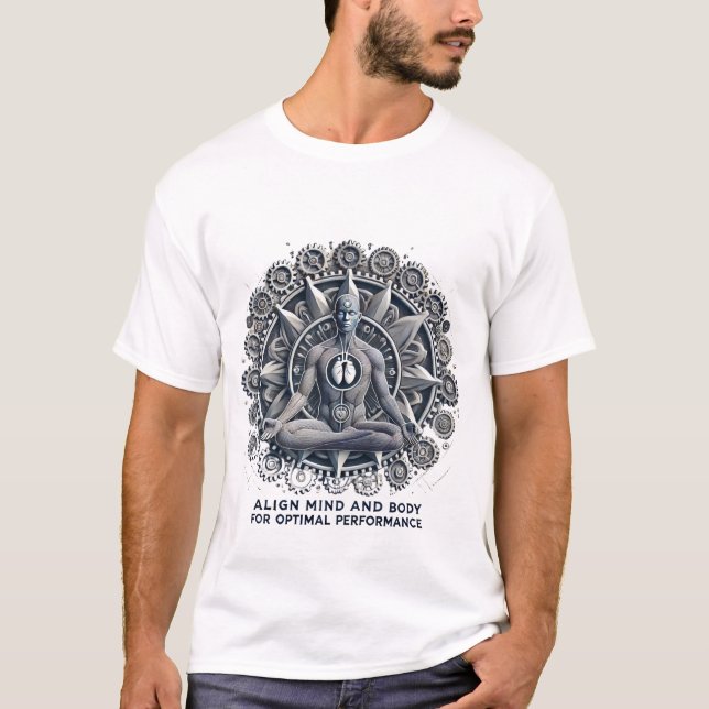 Mind-Body Alignment: Harmonising Wellness T-Shirt (Front)